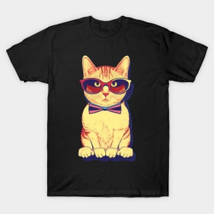 Cat in Glasses T-Shirt